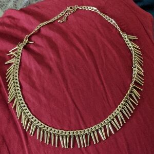 Goooorgeousss Gold Mini Spike Necklace